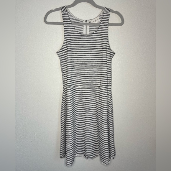 Thyme & Honey Dresses & Skirts - Thyme & Honey Black & White Striped Fit & Flare Tank Dress – Size S